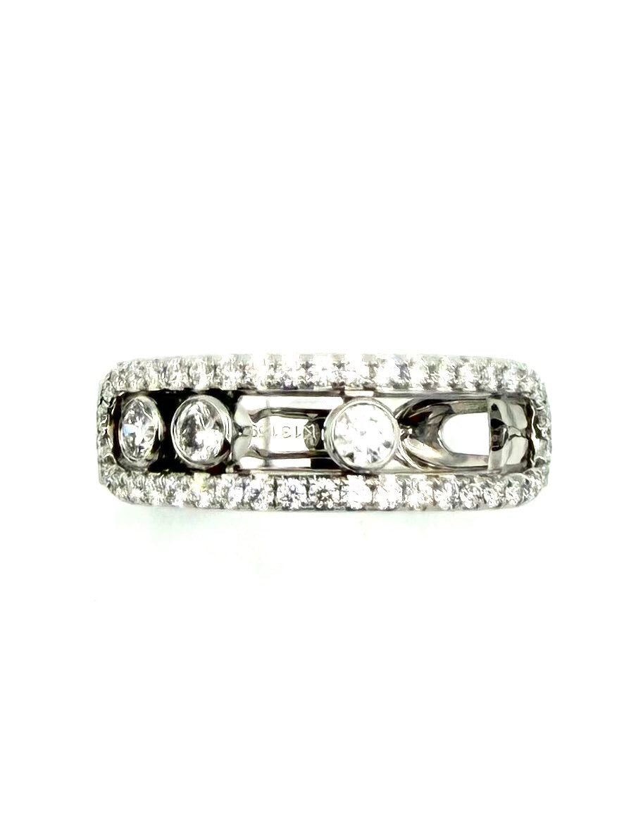 MESSIKA "Move Classique" GM Pave Ring in white gold and diamonds