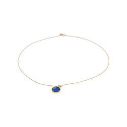 Ginette NY Necklace Pendant Ever Lapis Gold Rose gold Lapis lazuli