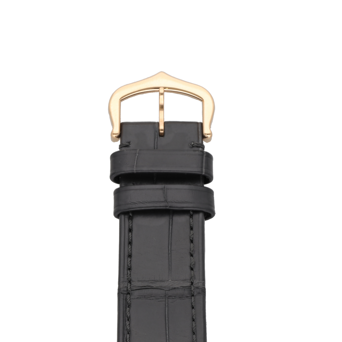 CARTIER "Santos Dumont" GM Watch in Rose gold and Leather