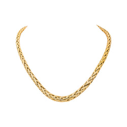 Collier Maille Palmier Or jaune