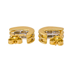 Yellow gold Diamond Earrings