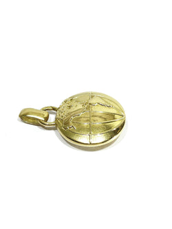 Yellow Gold Globe Pendant