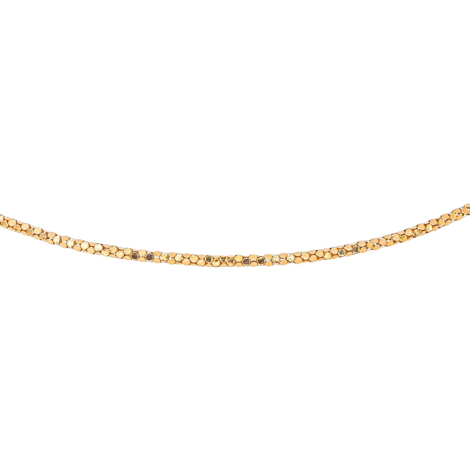 Collier Maille souple Or rose