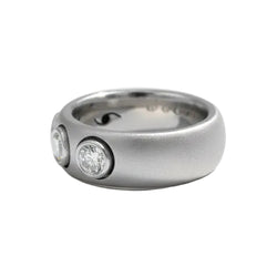 Trilogy Ring in White gold and Diamonds