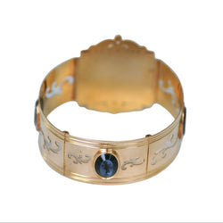 Rose Gold and Agate Bangle Bracelet