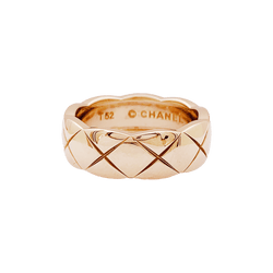 Bague Chanel, "Coco Crush", or rose.