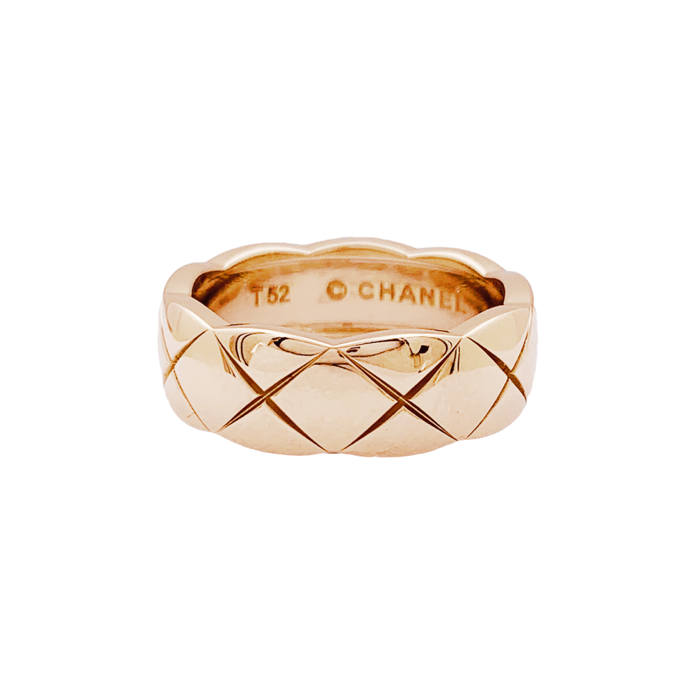 Bague Chanel, "Coco Crush", or rose.