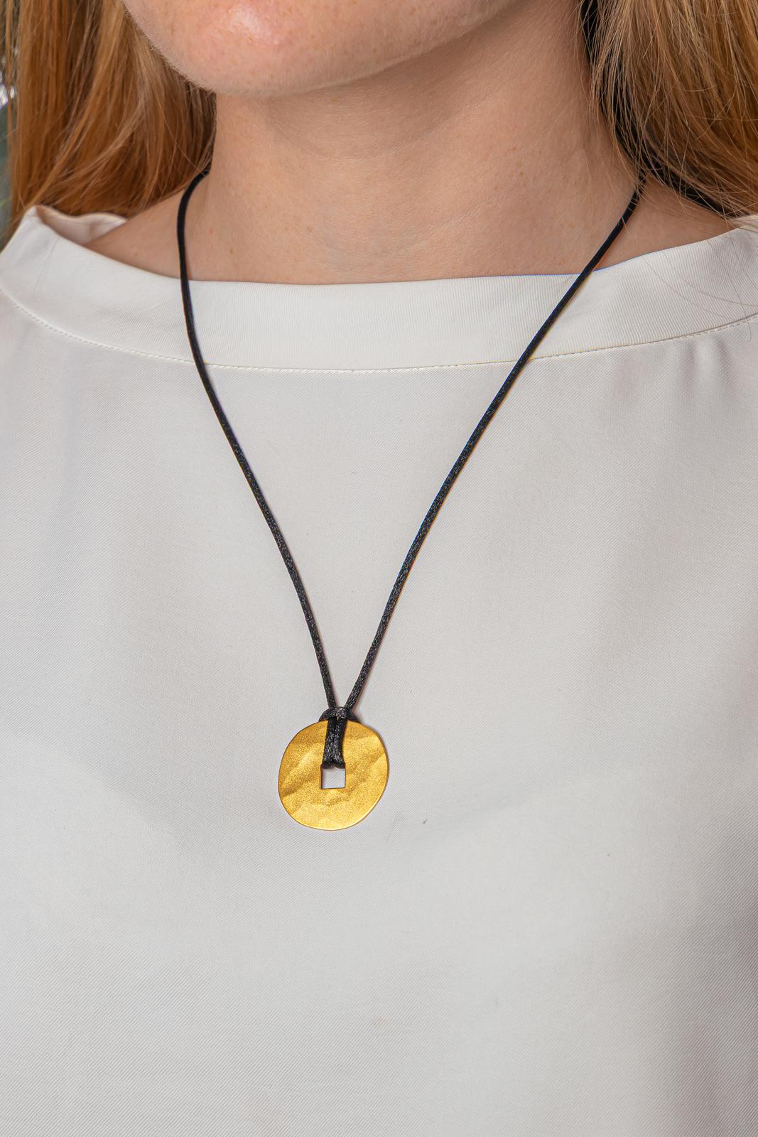 Dinh Van Yellow Gold-Plated Pendant
