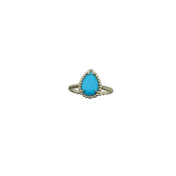 BOUCHERON "Serpent Bohème" Ring in yellow gold and turquoise