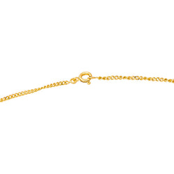 Yellow Gold Curb Chain Necklace