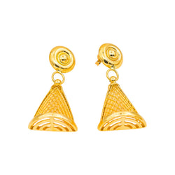 Yellow Gold Drop Earrings