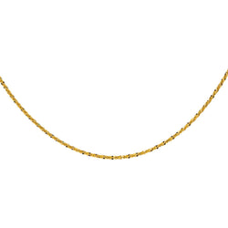 "Négligé" Necklace in Yellow gold