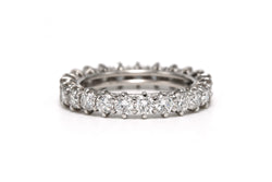Bague Alliance en or blanc et diamants