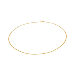 Marine Yellow Gold Link Necklace