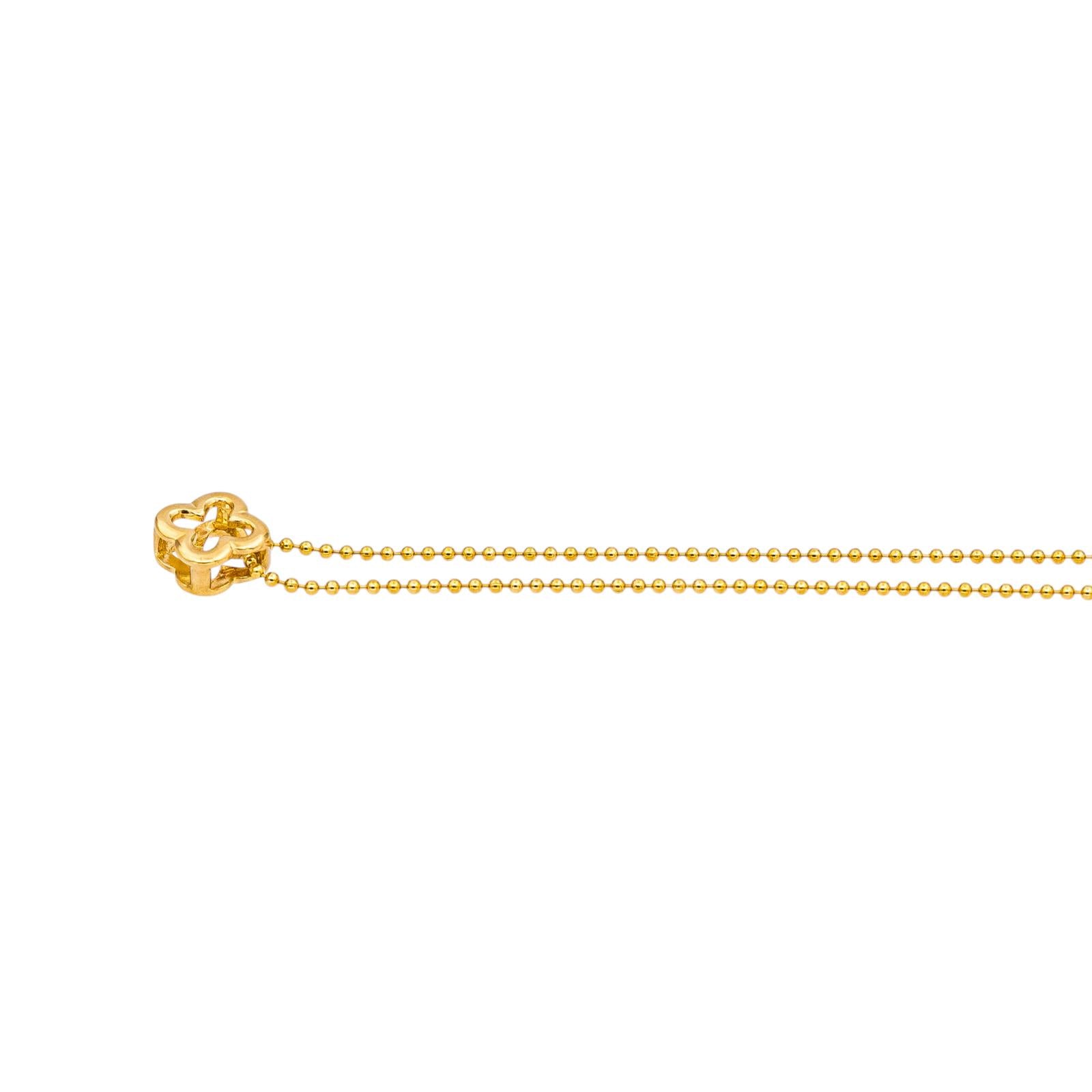 Collier Maille boule Or jaune