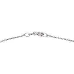 Necklace  White gold  Diamond