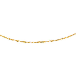 Marine Yellow Gold Link Necklace