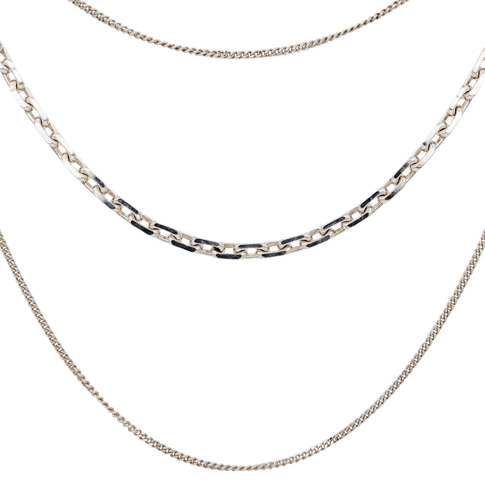 Christofle Collier Sautoir  Argent