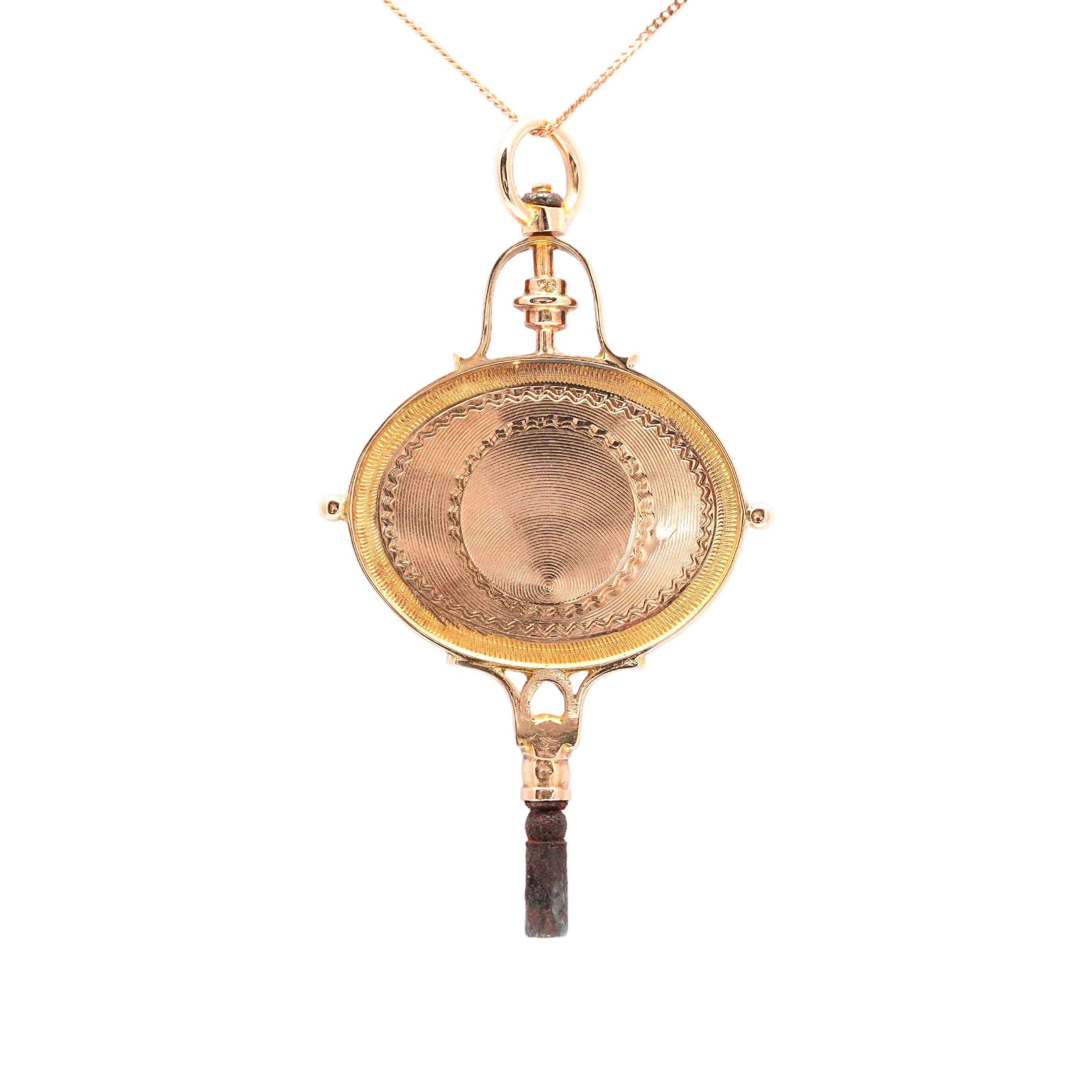 Yellow gold pendant