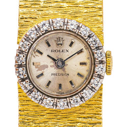 Rolex Watch White gold Diamond