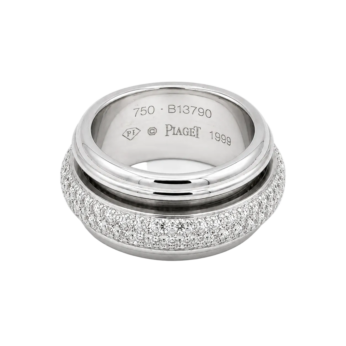 PIAGET "Possession" Wedding band in white gold and diamonds