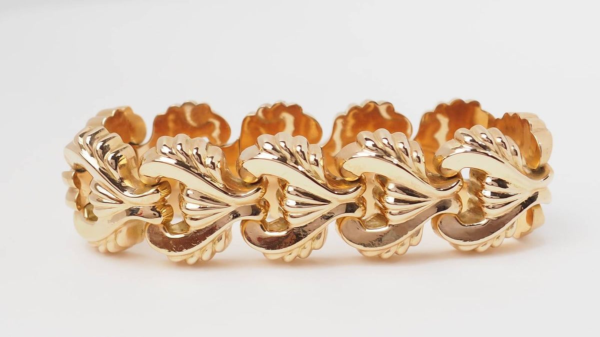 Yellow Gold Tank Bracelet