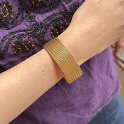 Yellow Gold Cuff Bracelet