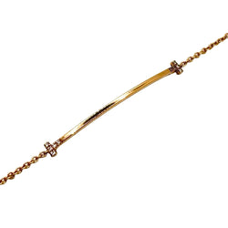 Bracelet TIFFANY & CO. T en or jaune et diamants