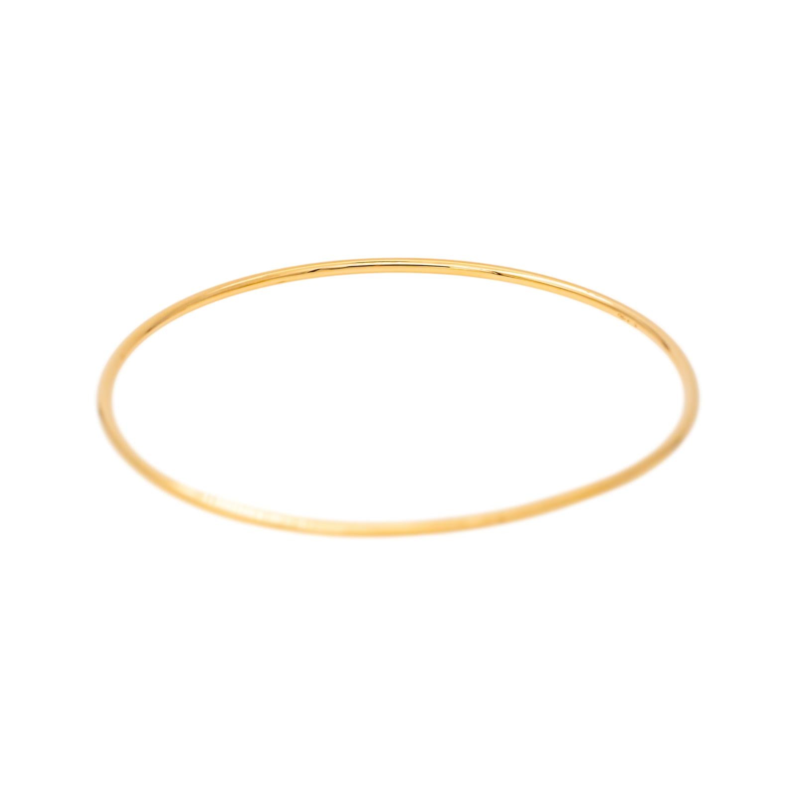 Yellow Gold Bangle Bracelet