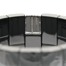 White Gold, Ceramic, and Diamond Cuff Bracelet
