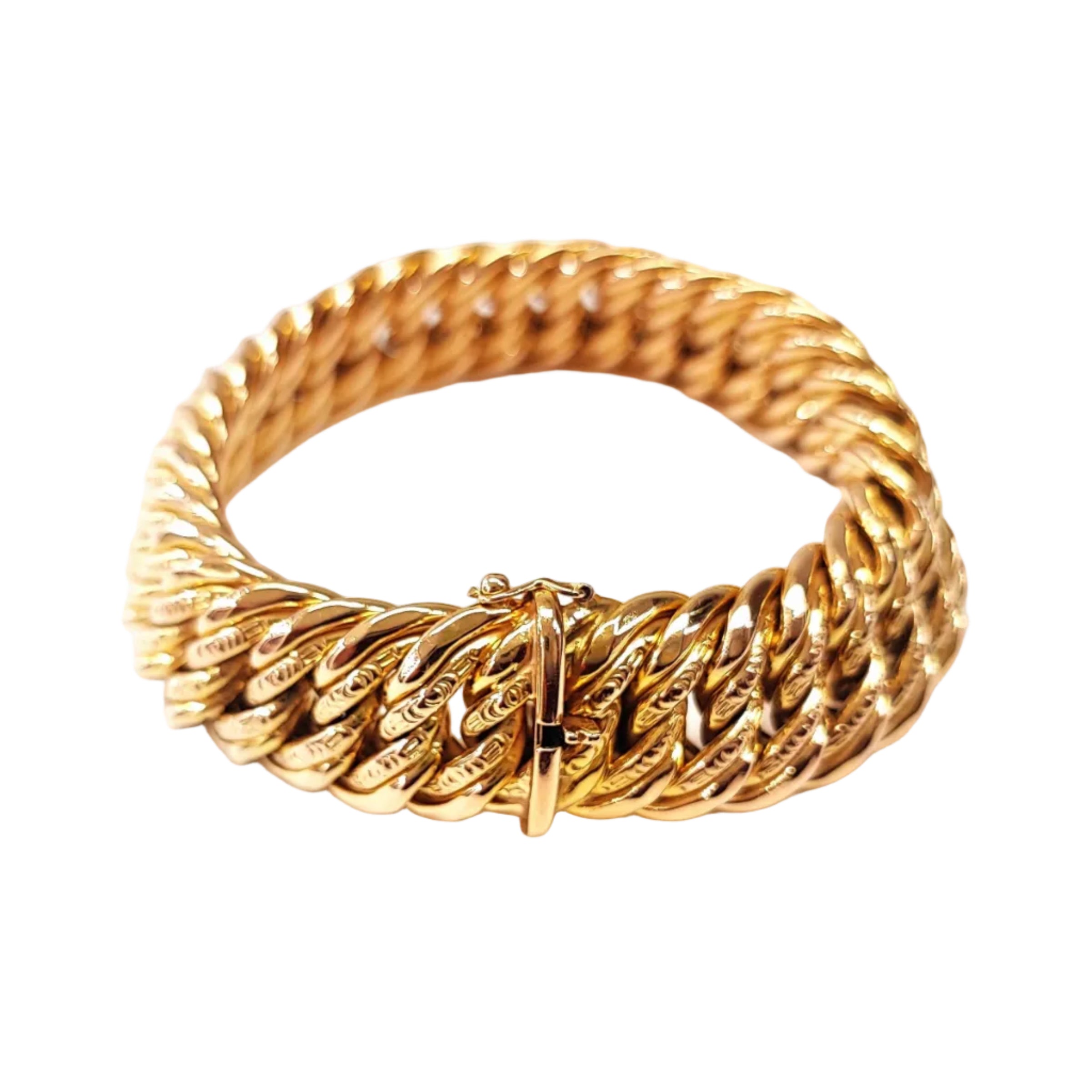 Bracelet Manchette en or jaune