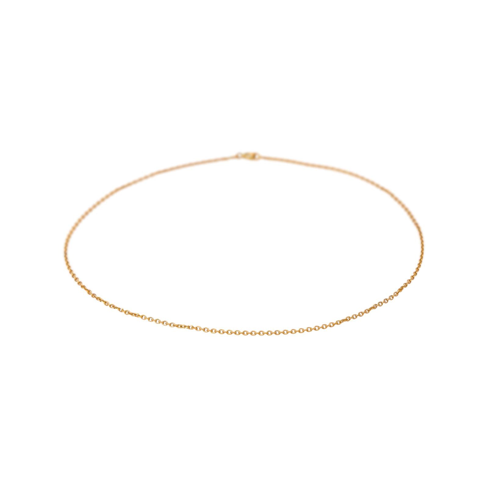 Yellow Gold Forçat Link Necklace