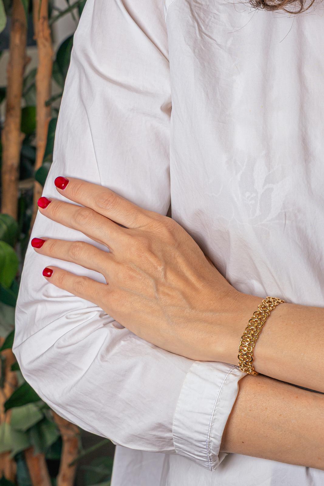Soft-Link Yellow Gold Bracelet