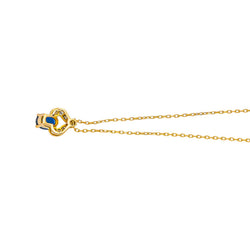 Necklace Yellow gold Sapphire