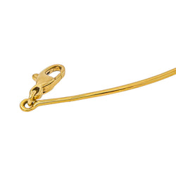 Semi-Rigid Yellow gold Ruby Necklace