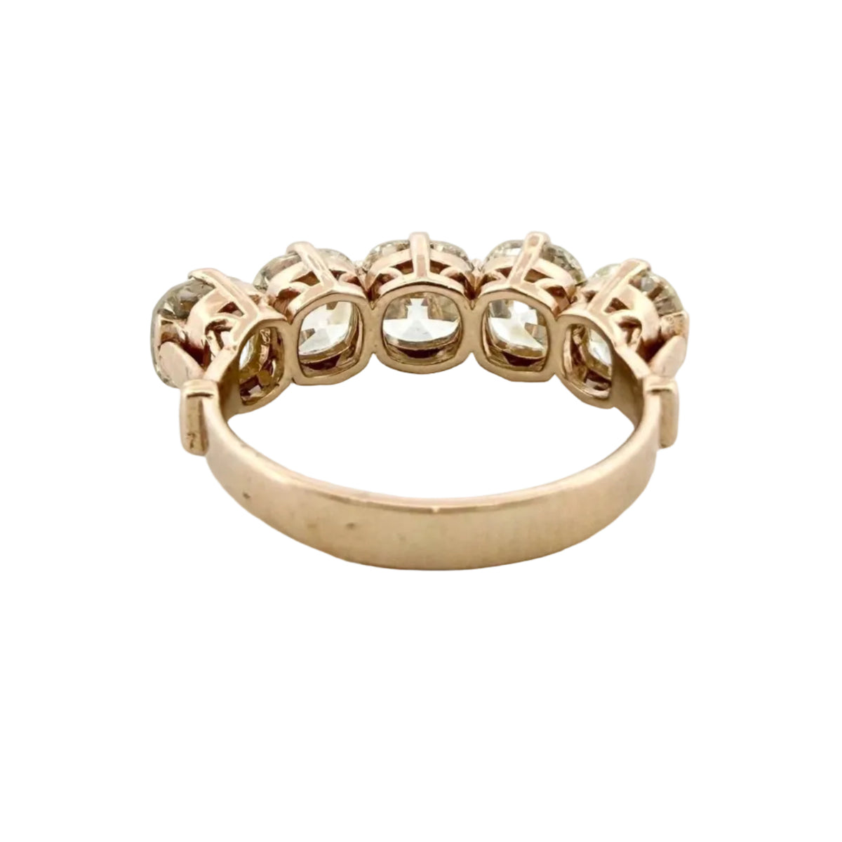 White Gold and Diamond Wedding Band