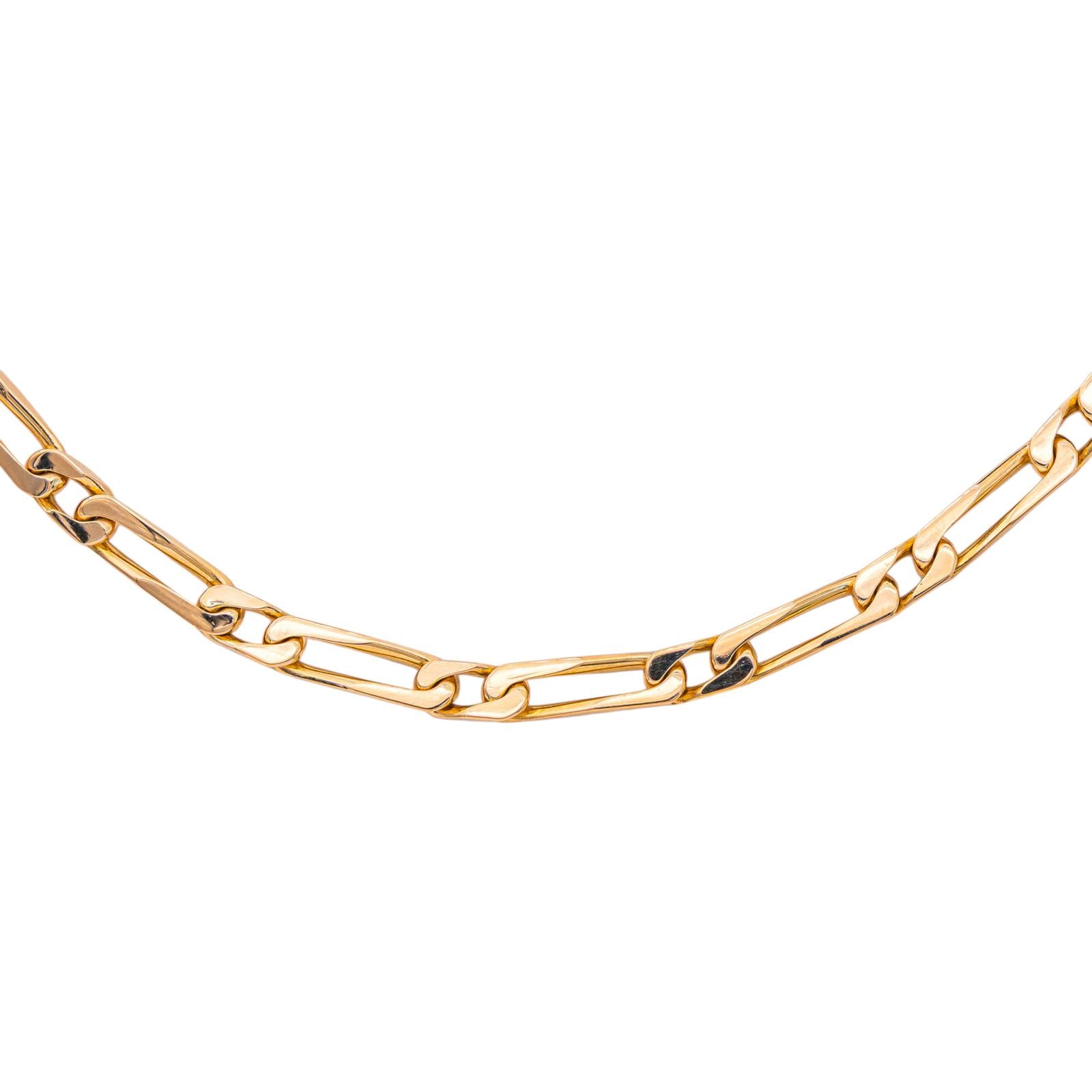 Collier Maille figaro  Or rose