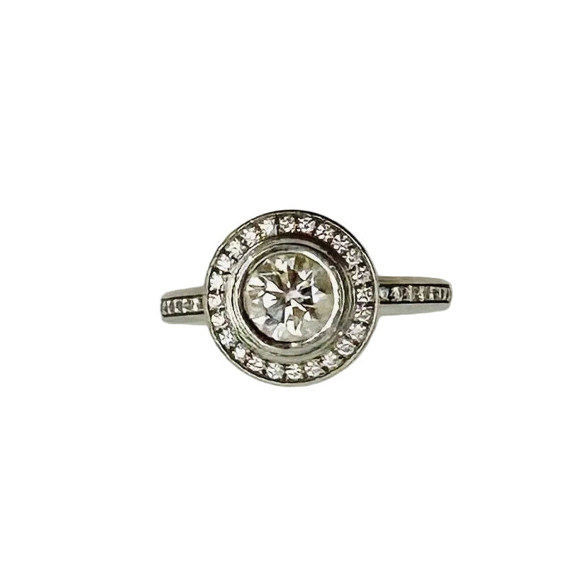 CARTIER "Cartier d'Amour" Ring in platinum and diamonds