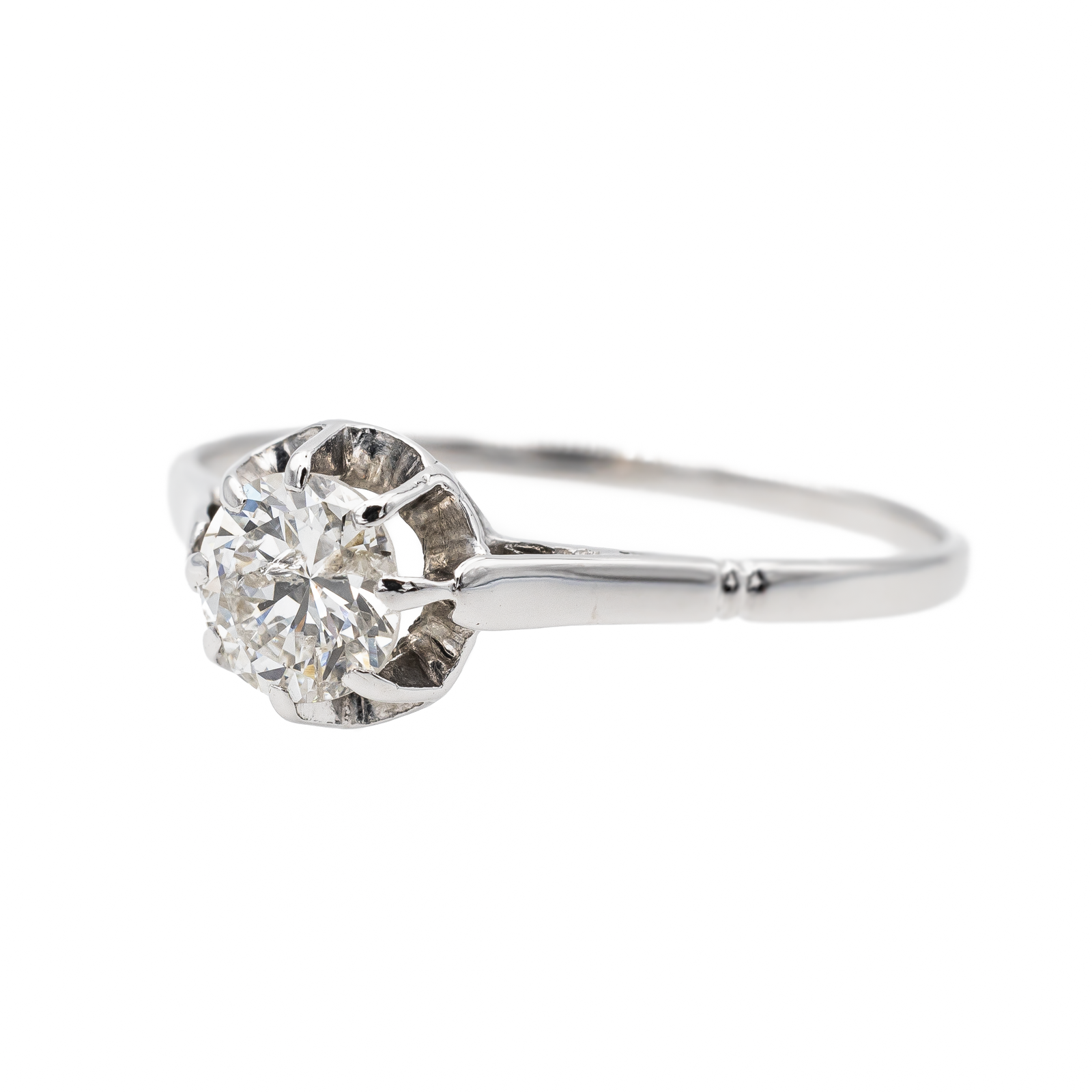 Bague Solitaire Platine Diamant