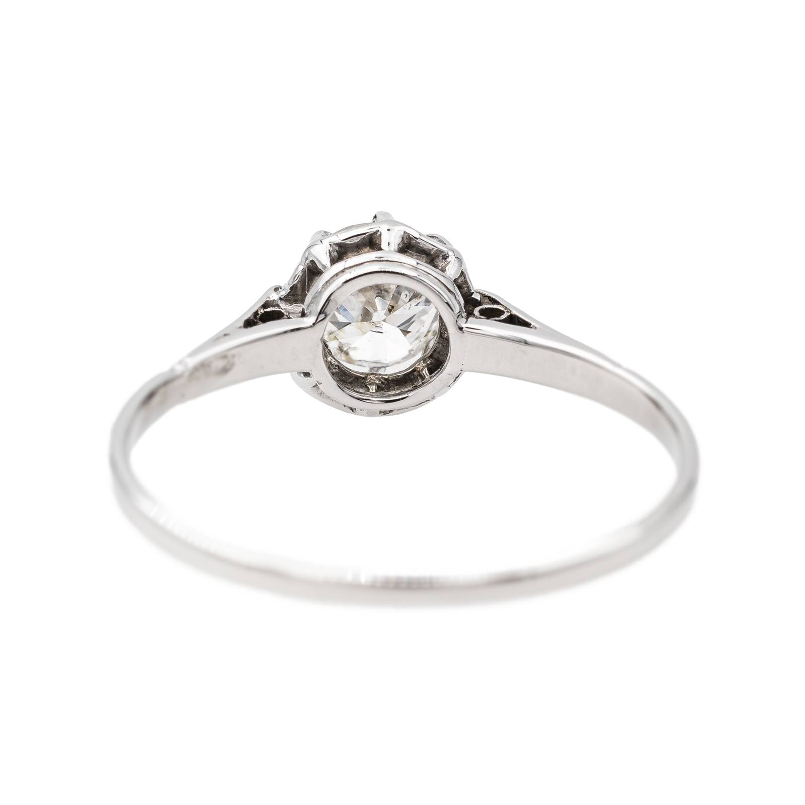 Bague Solitaire Platine Diamant