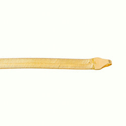 Yellow Gold Mirror-Finish Link Necklace