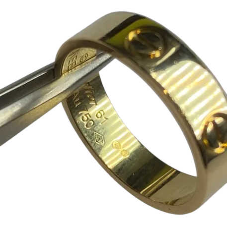 CARTIER LOVE CLASSIC 18K Gold Ring (SIZE 61)
