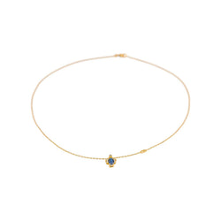 Necklace Gold Yellow sapphire