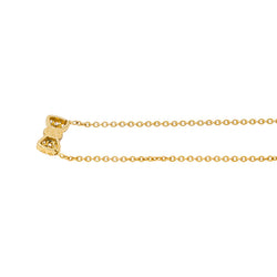 Van Cleef & Arpels "Nœud" Necklace in Yellow gold with White Coral