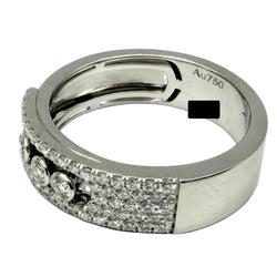 MESSIKA "Move Noa Pavée" PM Pave Ring in white gold and diamonds