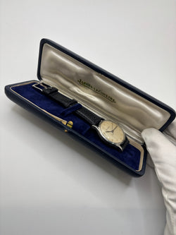 JAEGER-LECOULTRE Watch in Steel and Leather