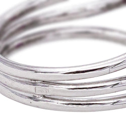 Pompadour Ring in Platinum with Rubies