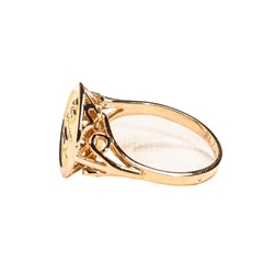 AUGIS Signet ring in Yellow gold and Rubies