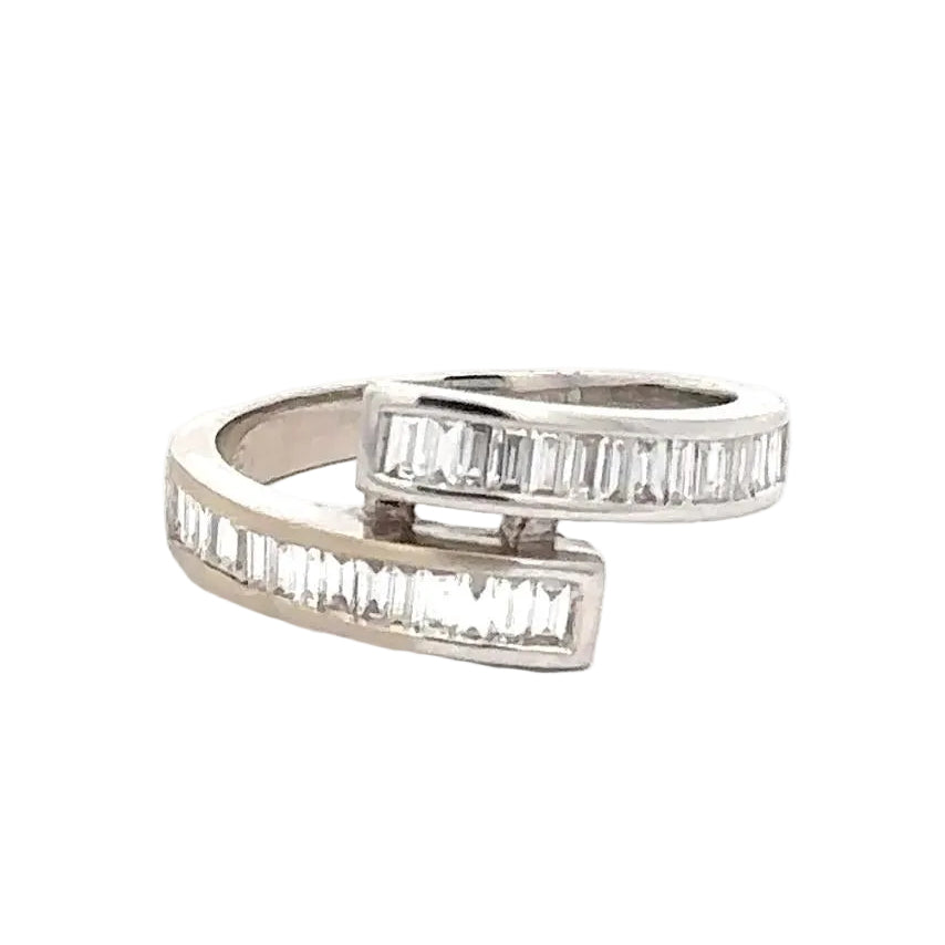 Toi & Moi Ring in White gold and Diamonds