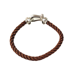 FRED "Force 10" Bracelet in white gold and steel